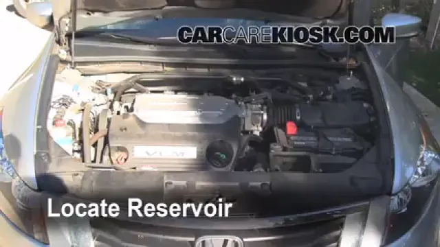 2008 Honda Accord EX-L 3.5L V6 Sedan (4 Door) Liquide essuie-glace Ajouter du liquide
